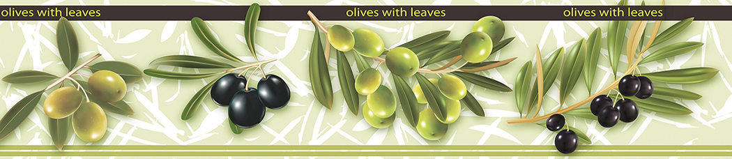 Скинали для кухни - оливки, маслины, графика, вектор, рисованный, olives with leaves, полоски, блеск