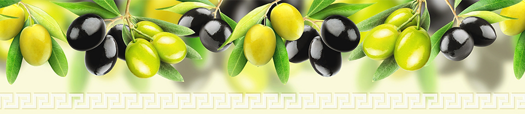 Скинали для кухни - бежевый, кремовый, фон, оливки, орнамент, блеск, маслины, размытый фон