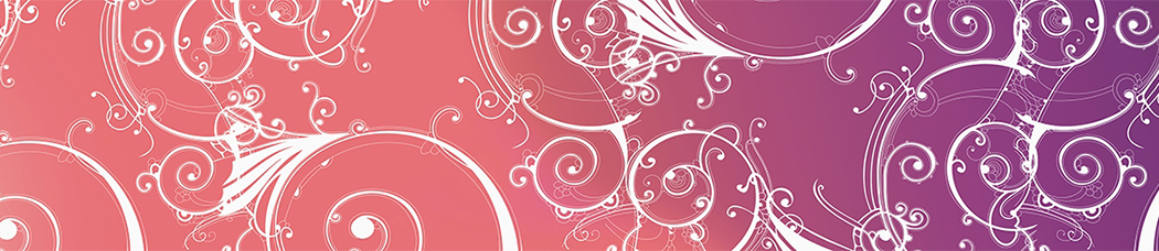 Скинали для кухни - рисованный, графика, градиент, вектор, узоры, вензеля, завитки, сиреневый, розовый