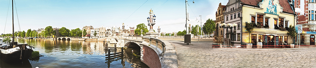 Город, улочки, панорама, набережная, Прага