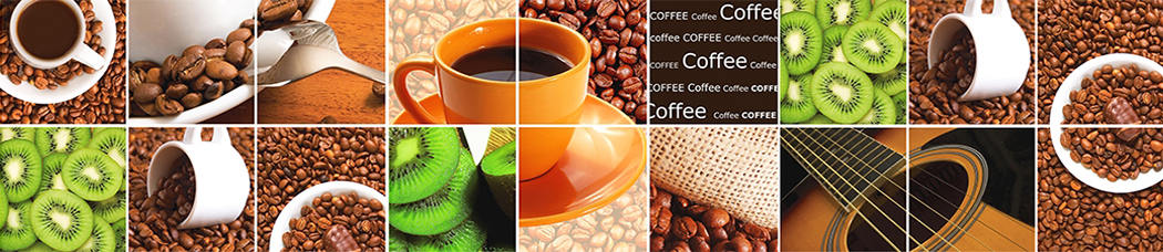 Скинали для кухни - сегменты, кофе, coffee, киви, чашка, чашки, кружки, кружка, гитара, струны, зерна кофе, кофейные зерна, кофейный, мешок, мешковина, шоколад, конфета, конфеты