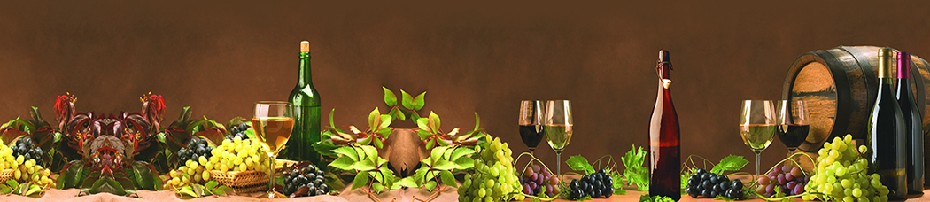 Скинали для кухни - бочонок, белое вино